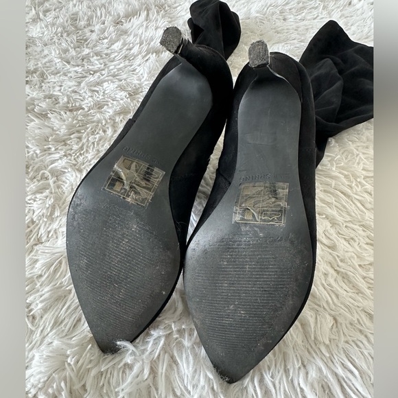 Call It Spring Black Over the Knee Boots - Picture 10 of 11